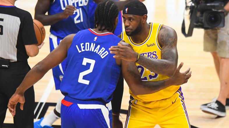 Kawhi Leonard LeBron James Clippers Lakers