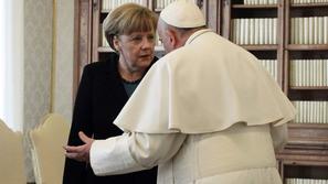 Angela Merkel in papež