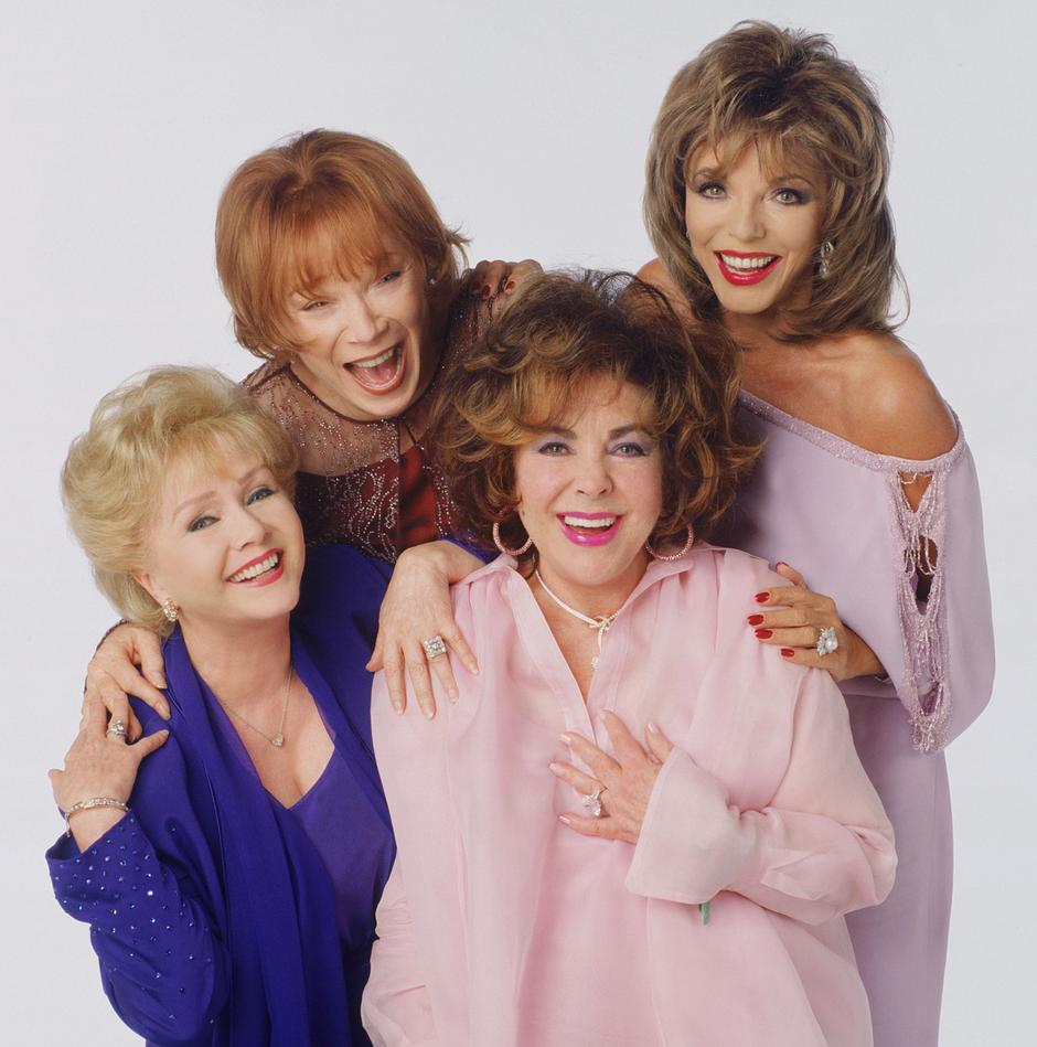 Debbie Reynolds, Shirley MacLaine, Elizabeth Taylor and Joan Collins  | Avtor: Žurnal24 main