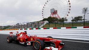 Alonso Ferrari Suzuka VN velika nagrada Japonske kolo
