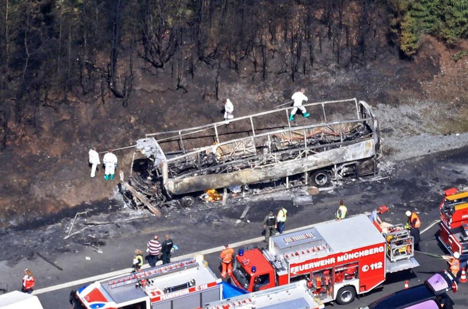 Nesreča avtobusa na Bavarskem | Avtor: EPA