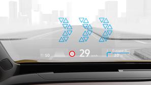 VW HUD obogatena resničnost augmented reality