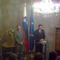 Pahor in Gaspari po klavzuri. (Foto: X1)