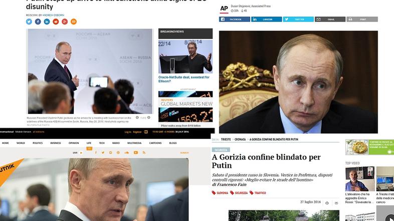 Tuji tisk o Putinovem obisku 
