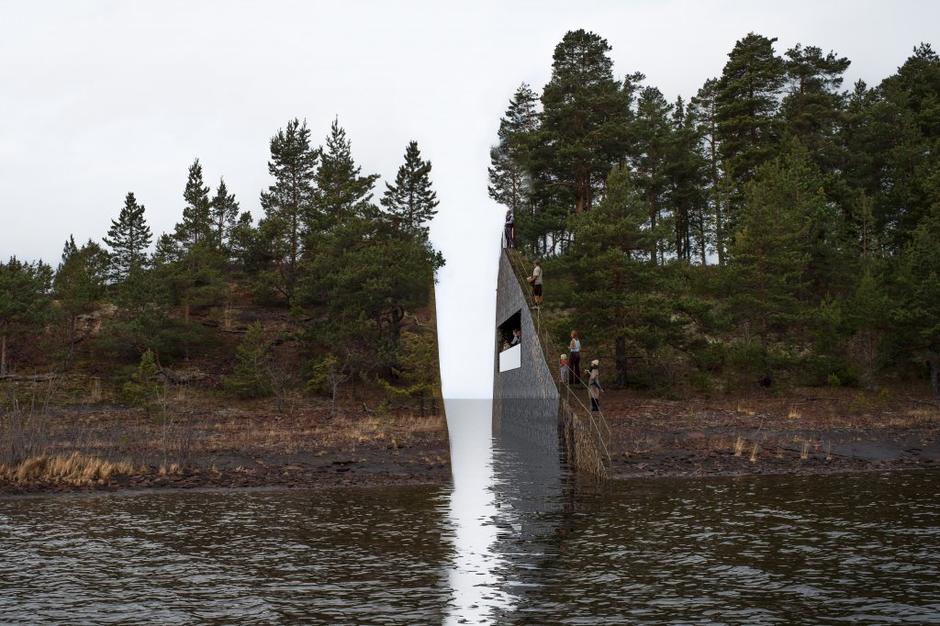 Spominsko obeležje za žrtve poboja Andersa Breivika | Avtor: EPA