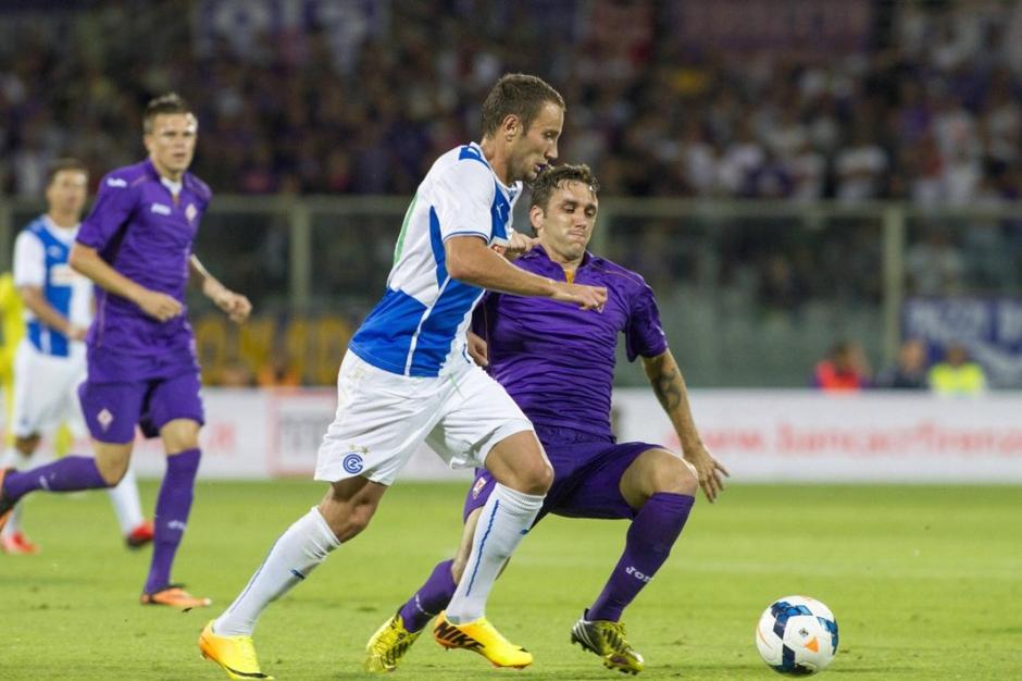 Iličić Gashi Rodriguez Fiorentina Grasshopper Evropska liga kvalifikacije | Avtor: EPA