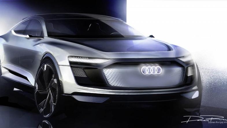  Audi e- tron sport back concept.