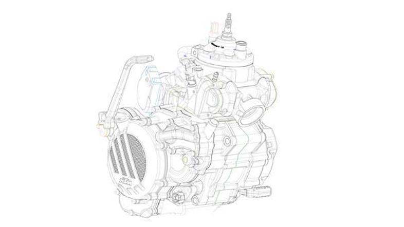 KTM dvotaktni motor