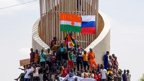 Niger Niamey ruska zastava