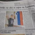 Dnevnik je objavil članek o sporu "vojni na Facebooku". (Foto: Žurnal24)