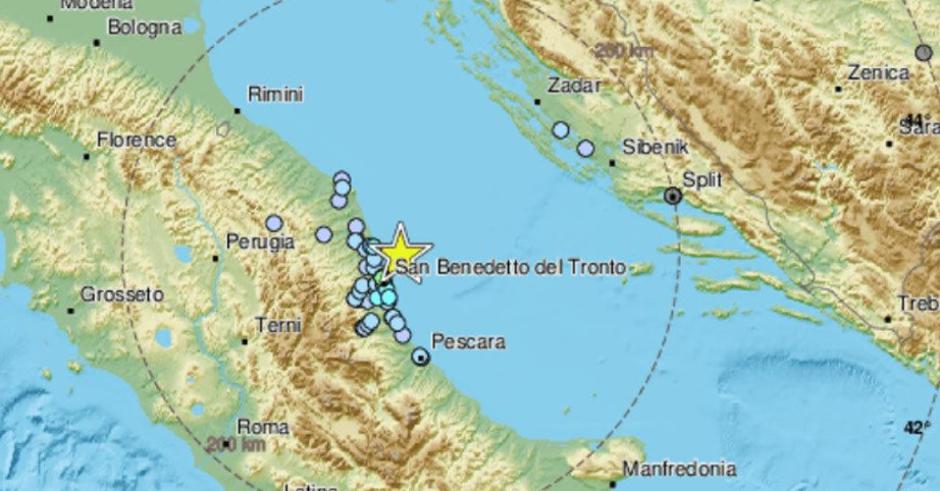 Potres v Italiji | Avtor: EMSC