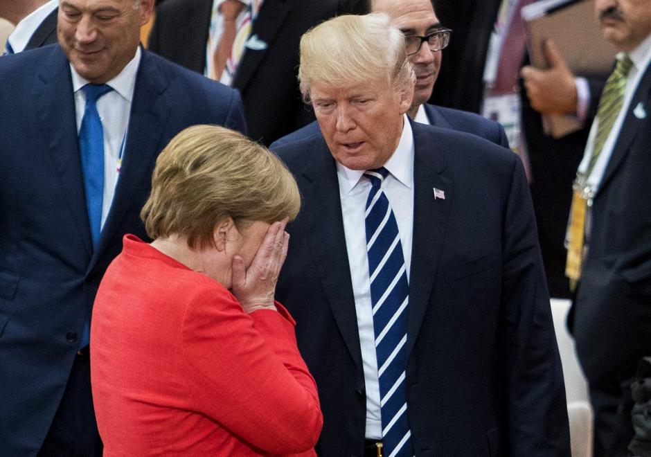 Merkel, Trump | Avtor: epa