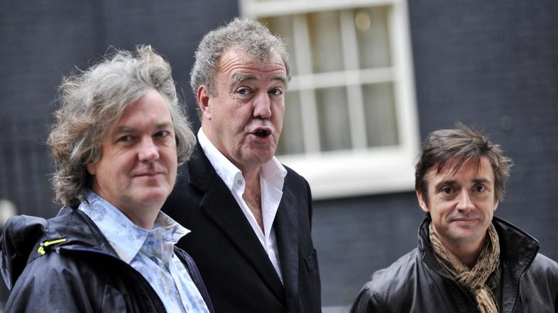 scena 09.04.14. top gear,  Jeremy Clarkson, Richard Hammond in James May, Top Ge