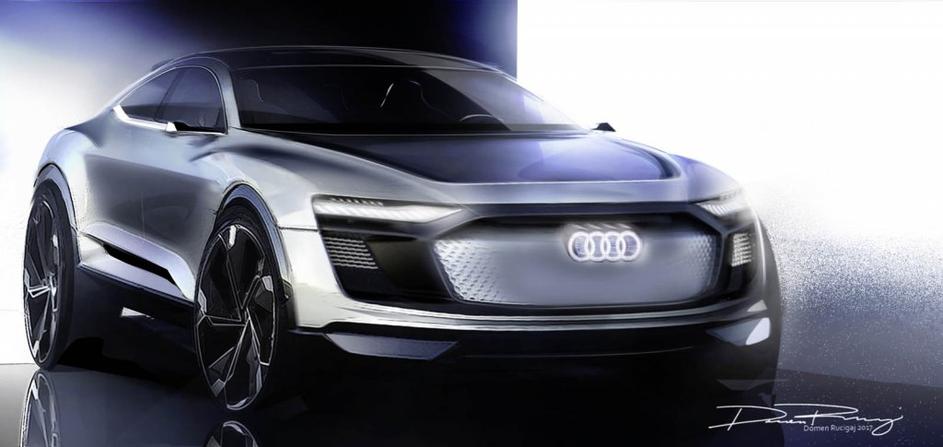  Audi e- tron sport back concept.