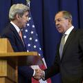 John Kerry in Sergej Lavrov, zunanja ministra ZDA in Rusije