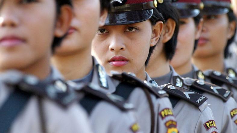 Indonezija policistke
