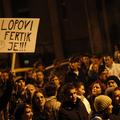 Slovenija 29.11.12, demonstracije, kranj, protestiranje, foto: sasa despot