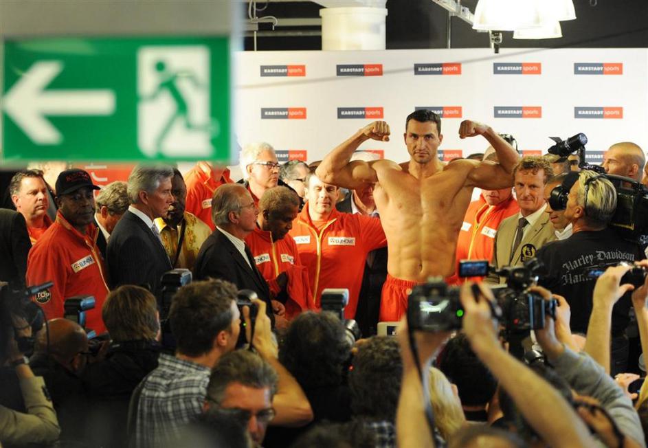 Kličko, Haye, tehtanje