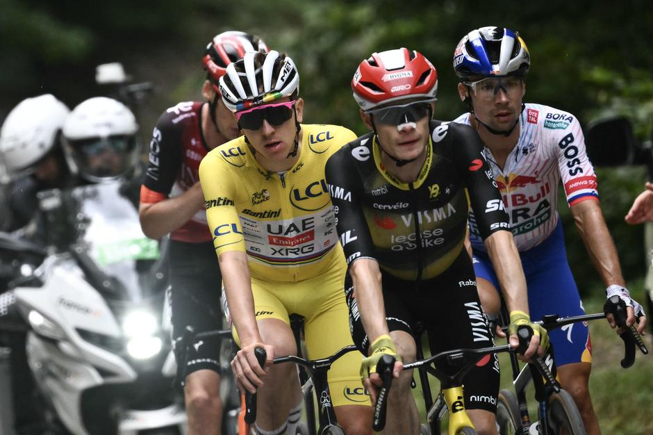 Jonas Vingegaard, Primož Roglič, Tadej Pogačar | Avtor: Profimedia