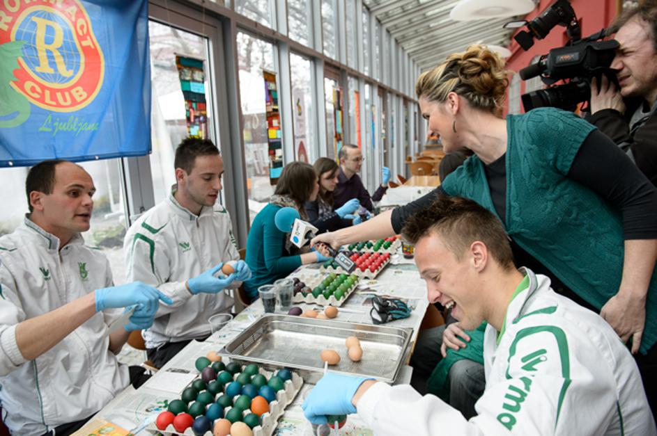 Zarifović Djermanović Đermanović Olimpija Ljubljana pirhi jajca velika noč