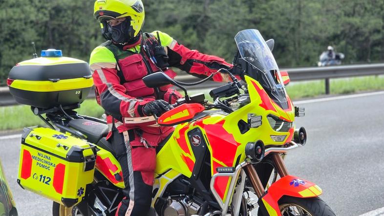 Motorist reševalec v UKC Ljubljana