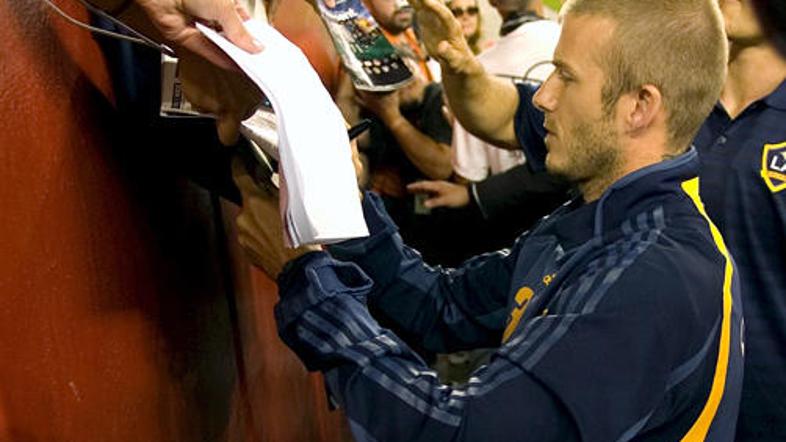 David Beckham za krajše obdobje odhaja v Italijo.