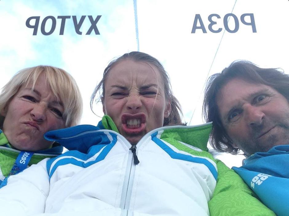Maze Poljanšek Massi Soči 2014 olimpijske igre po zlati kolajni medalja zlato | Avtor: Facebook