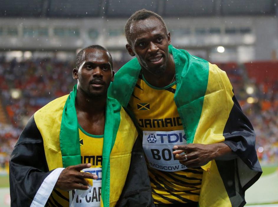 Carter Bolt Jamajka SP v atletiki tek na 100 metrov sprint finale