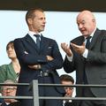 Aleksander Čeferin in Gianni Infantino