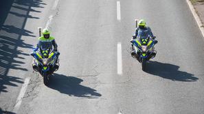 Policijsko vozilo policisti, policija, sirena, policijski motor