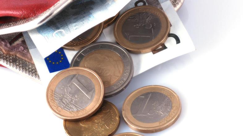 Denarnica, denar, kovanci, evro