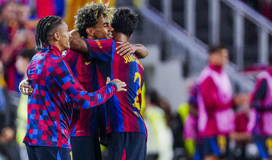 Barcelona silovito odprla tekmovanje, šov Demirovića