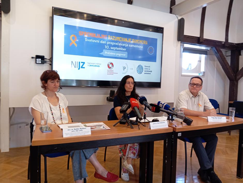 Novinarska konferenca pred Svetovnim dnevom preprečevanja samomorov | Avtor: V. L.