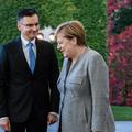 Marjan Šarec in Angela Merkel