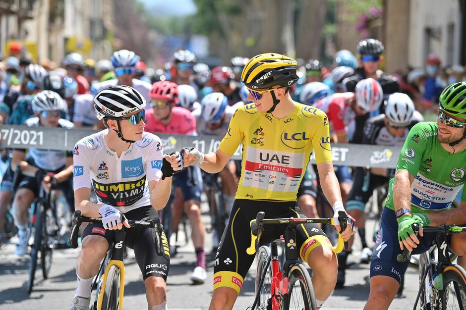 Jonas Vingegaard in Tadej Pogačar | Avtor: Profimedia