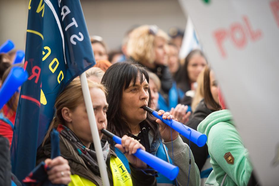 stavka SVIZ | Avtor: Anže Petkovšek