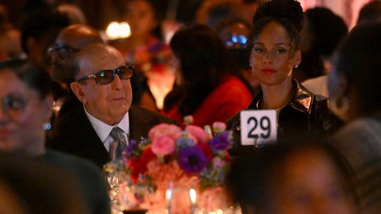 Clive Davis in Alicia Keys