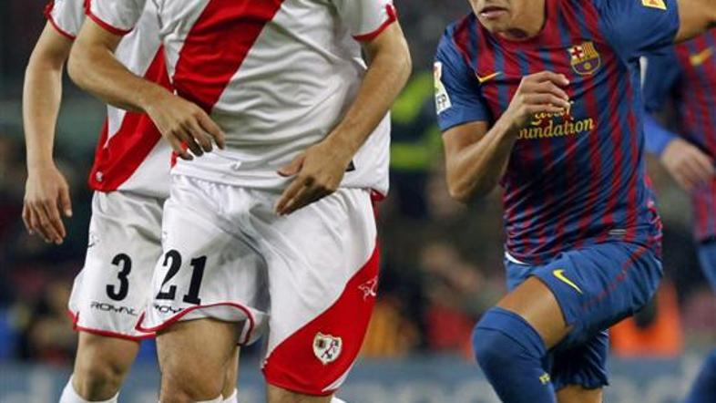 Alexis Sanchez Figueras Barcelona Rayo Vallecano Španija Liga BBVA prvenstvo lig