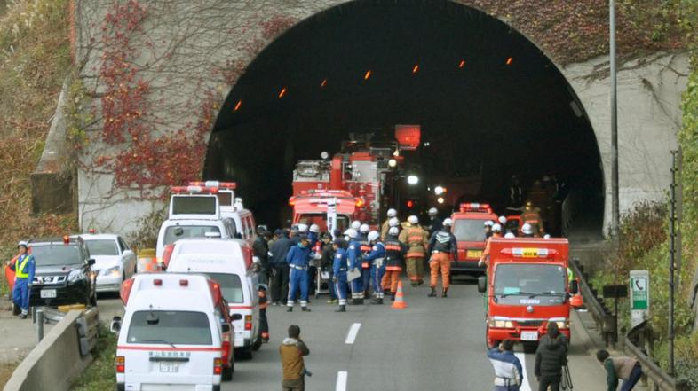 Nesreča v predoru na Japonskem