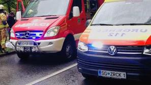 Prometna nesreča v Ravnah na Koroškem