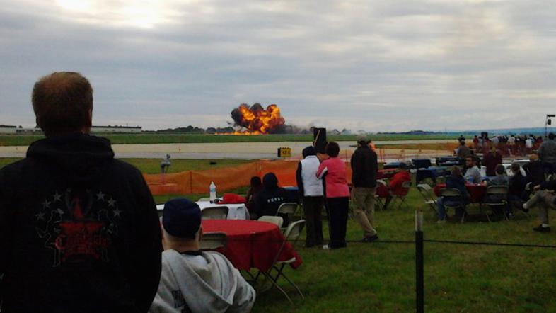 Nesreča na letalskem mitingu v Zahodni Virginiji