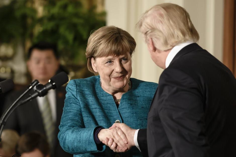 Angela Merkel in Donald Trump | Avtor: EPA