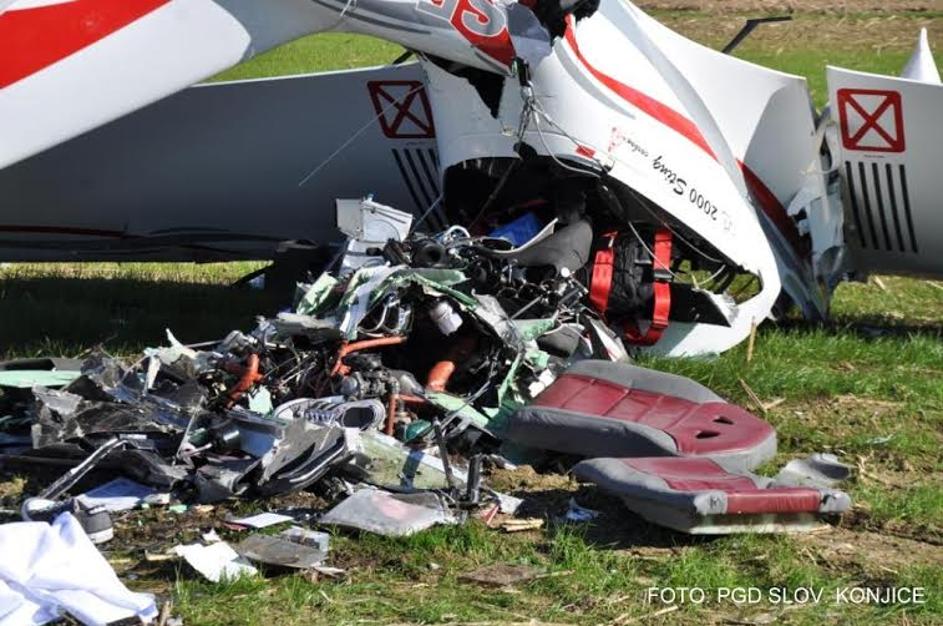 Nesreča ultralahkega letala