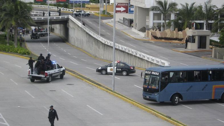 Blokada ceste v Mehiki
