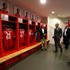 Pep Guardiola predstavitev Bayern Allianz Arena  Rummenigge Hoeness Sammer
