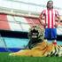 Falcao tiger Atletico Madrid Vicente Calderon Lorelei Dahiana kletka