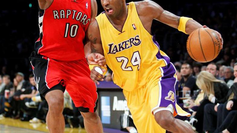 NBA Los Angles Lakers Raptors Bryant