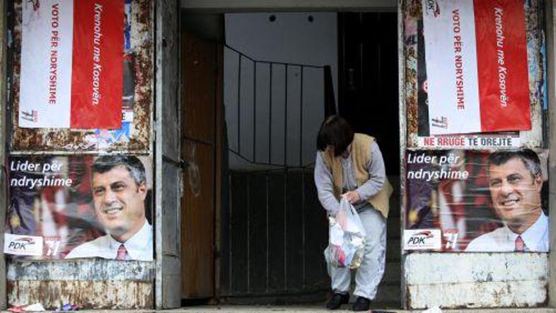 Kosovo volitve Albanka Reuters