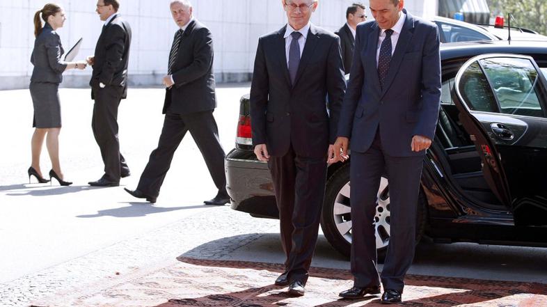 Herman Van Rompuy in Janez Janša