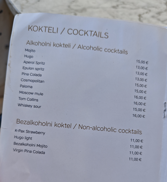 Visoke cene na Hrvaškem